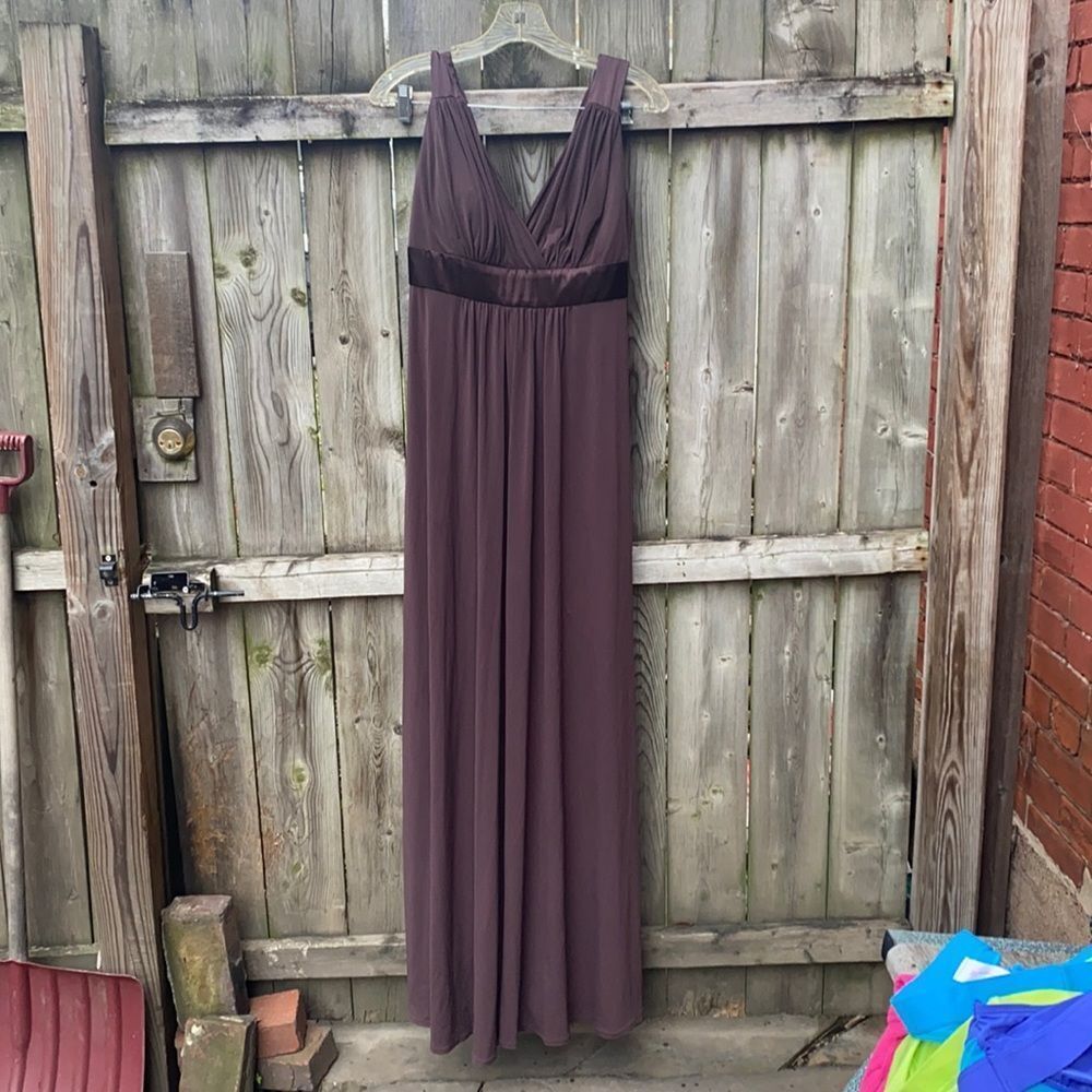 David’s Bridal Brown gown sz. 4